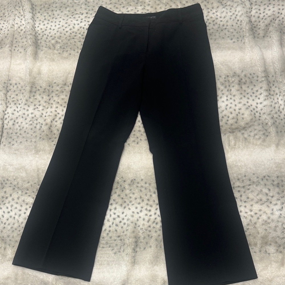 Apostrophe Classic Black Flare Pants